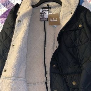 barbour jacket with fleece lining